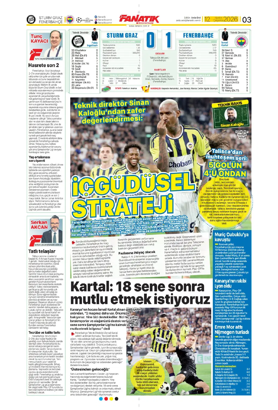 Fred'in hemen ardından bir veda daha geliyor! Yerine gelecek isim çoktan belli | Sporun manşetleri - 15 Fred'in hemen ardından bir veda daha geliyor! Yerine gelecek isim çoktan belli | Sporun manşetleri - 15