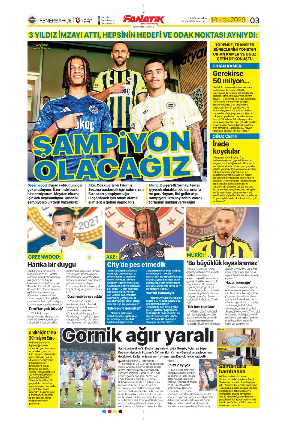 Ve Onuachu'nun bonservisi belli oldu! Fenerbahçe... | Sporun manşetleri - 19