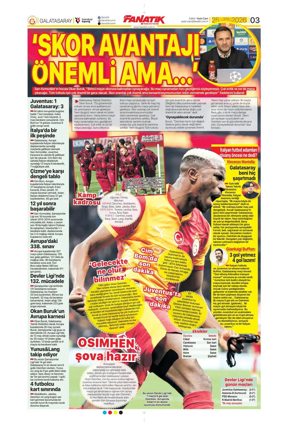 "Fenerbahçe'de Vedat Muriqi sürprizi yaşanıyor" | Sporun manşetleri - 31