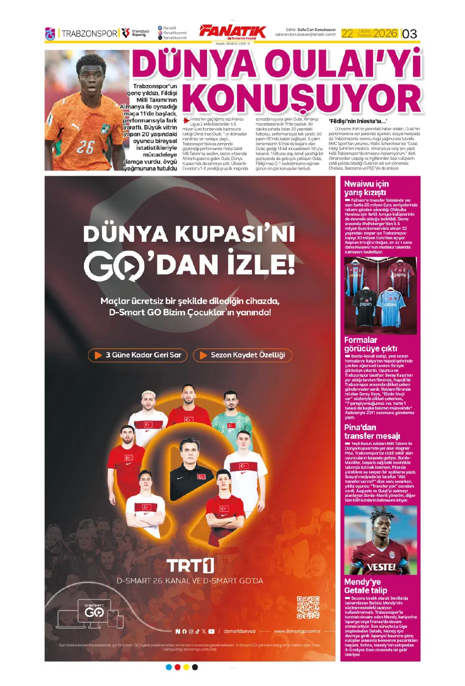 İsmail Kartal'dan Sidiki Cherif'le ilgili karar çıktı | Sporun manşetleri - 25 İsmail Kartal'dan Sidiki Cherif'le ilgili karar çıktı | Sporun manşetleri - 25