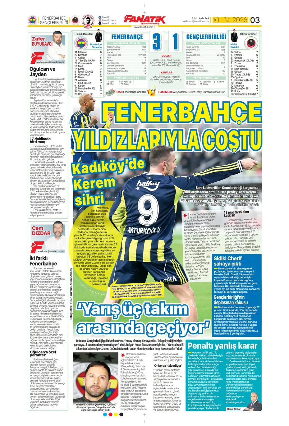 "Victor Osimhen'le ilgili bomba iddia" | Sporun manşetleri - 30 "Victor Osimhen'le ilgili bomba iddia" | Sporun manşetleri - 30