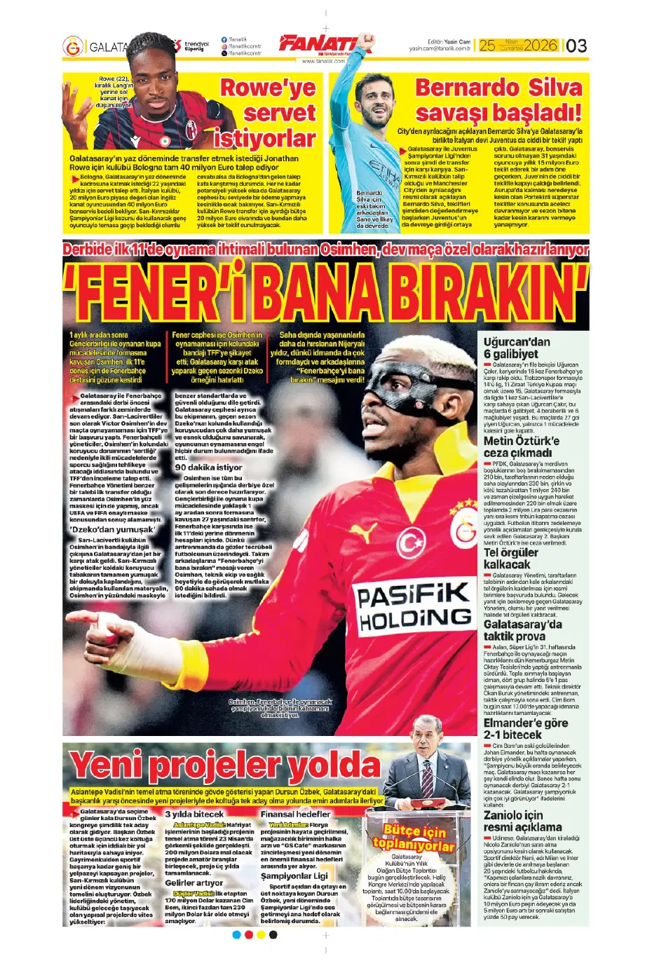 "Orkun Kökçü için 60 milyon euroyu gözden çıkardılar" | Sporun manşetleri - 21