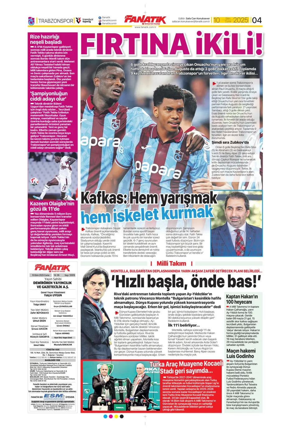 "Sadettin Saran ilk transferini milli yıldızla yapıyor" | Sporun manşetleri - 28