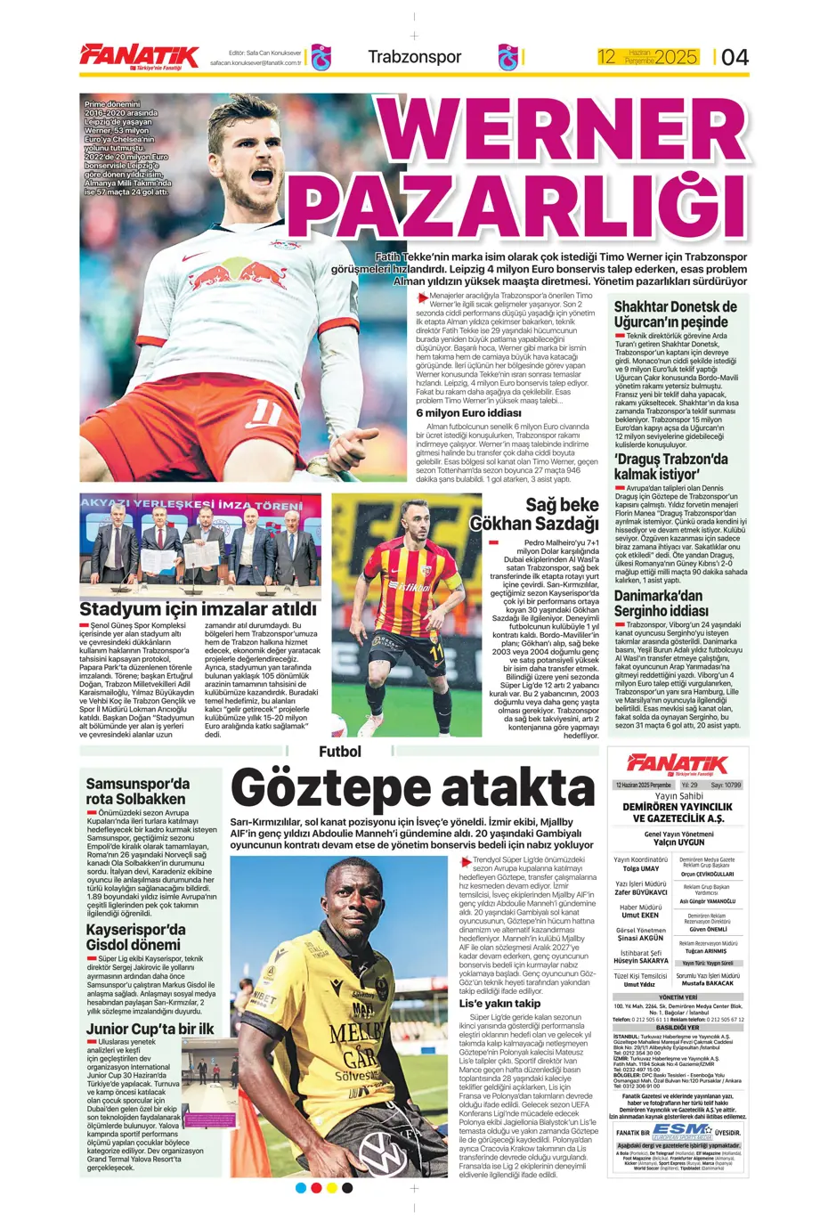 "Osimhen'in yerine En-Nesyri" | Sporun manşetleri - 28