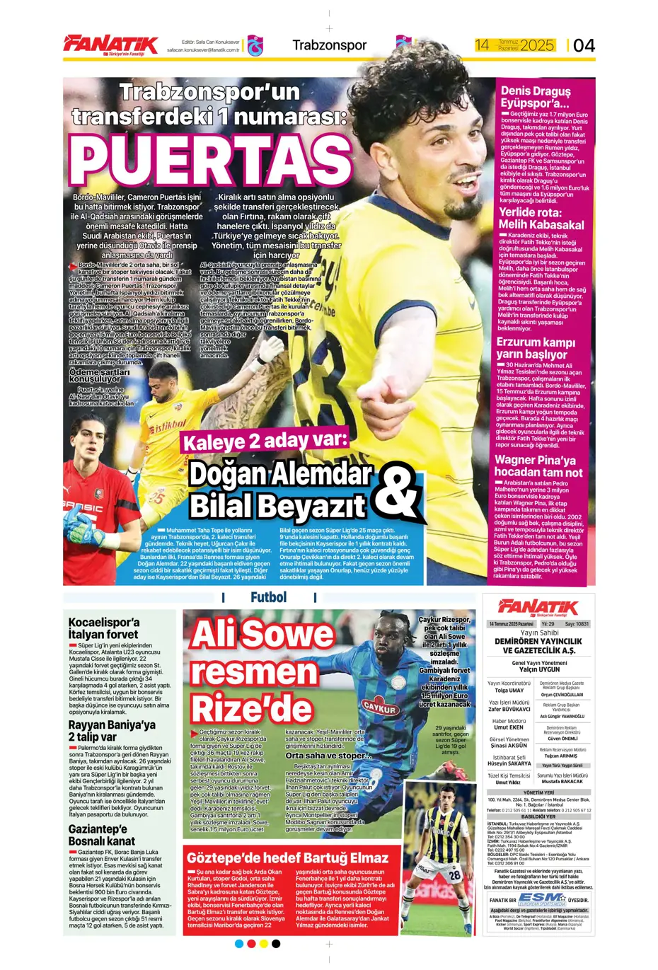 "Marco Asensio Fenerbahçe'de" | Sporun manşetleri - 27