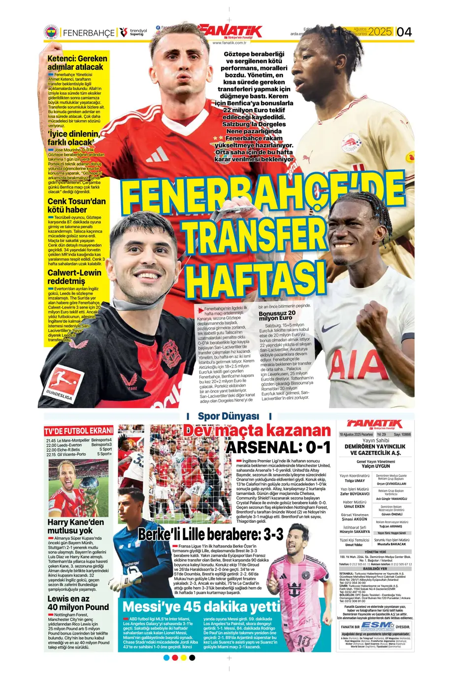 "Galatasaray'dan Antony bombası" | Sporun manşetleri - 31