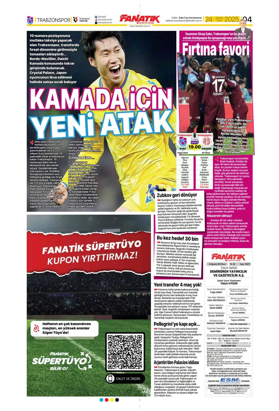 "Galatasaray'a üçlü piyango" | Sporun manşetleri - 40