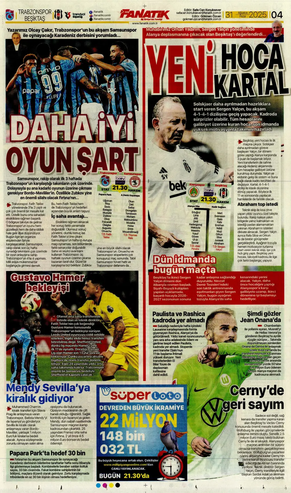 "Roger Schmidt'ten Fenerbahçe kararı" | Sporun manşetleri - 34