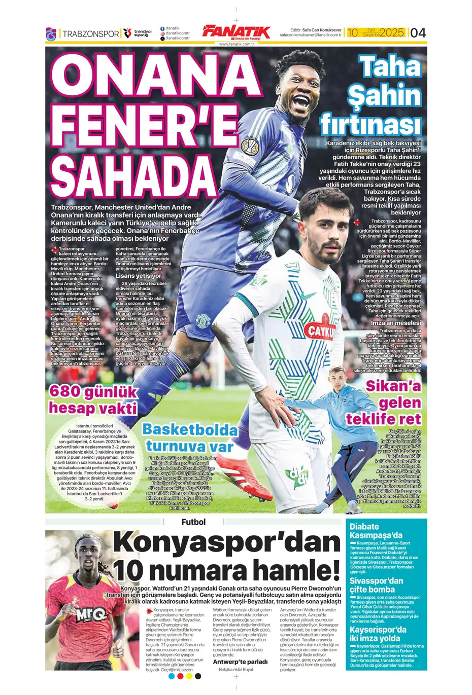 "Mühendislik harikası Domenico Tedesco" | Sporun manşetleri - 20