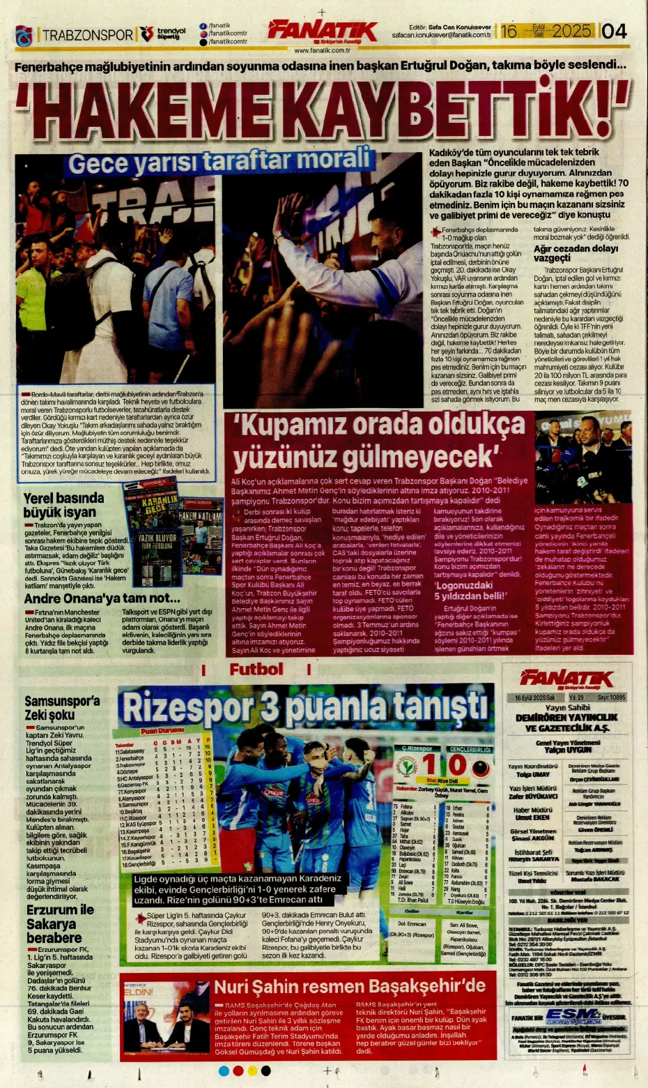 "Fenerbahçe'den David Alaba bombası" | Sporun manşetleri - 19