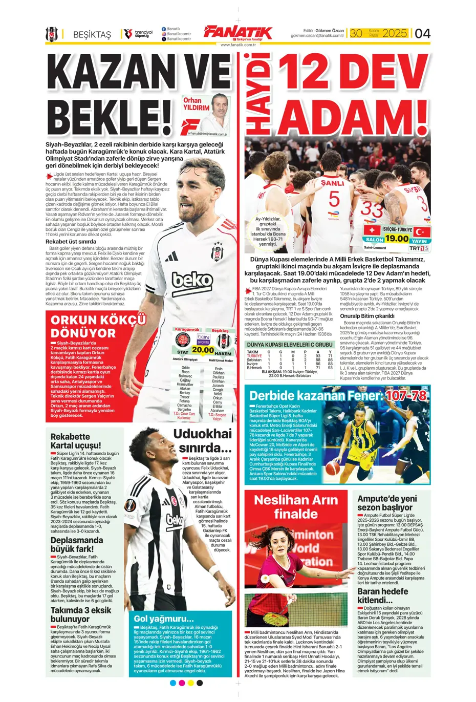 "Merih Demiral'da sona gelindi, imzalar yakın" | Sporun manşetleri - 30 "Merih Demiral'da sona gelindi, imzalar yakın" | Sporun manşetleri - 30