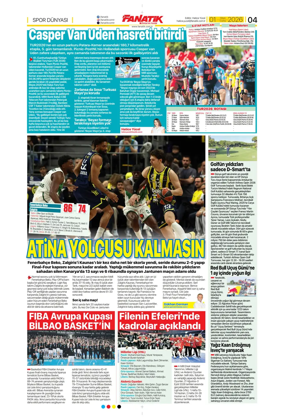 Fenerbahçe'den Salah bombası: Görüşme yapıldı | Sporun manşetleri - 22 Fenerbahçe'den Salah bombası: Görüşme yapıldı | Sporun manşetleri - 22