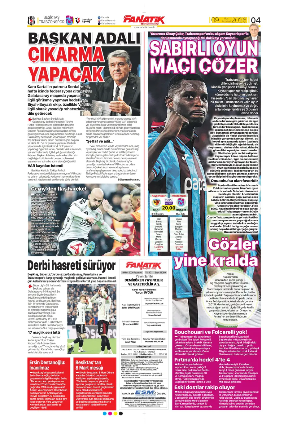 "Eller yukarı! Ben Cherif" | Sporun manşetleri - 24