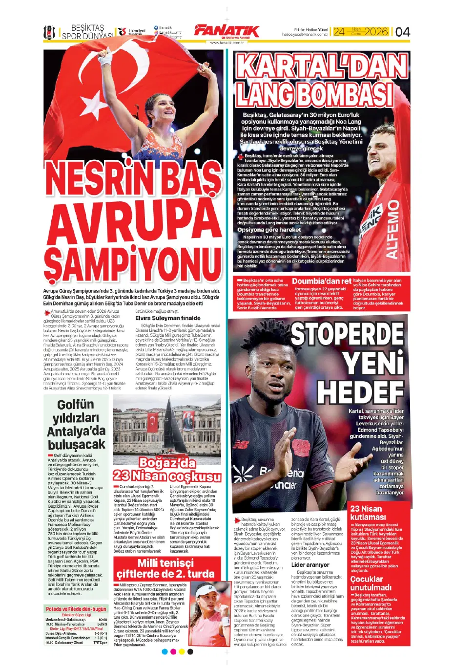 Ve Osimhen için kritik gün geldi çattı | Sporun manşetleri - 23