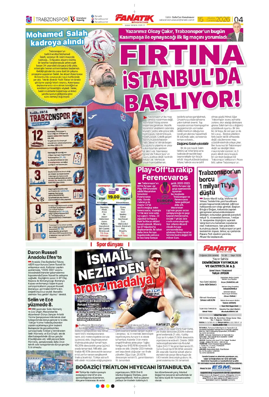 "Darwin Nunez geliyor" | Sporun manşetleri - 21 "Darwin Nunez geliyor" | Sporun manşetleri - 21
