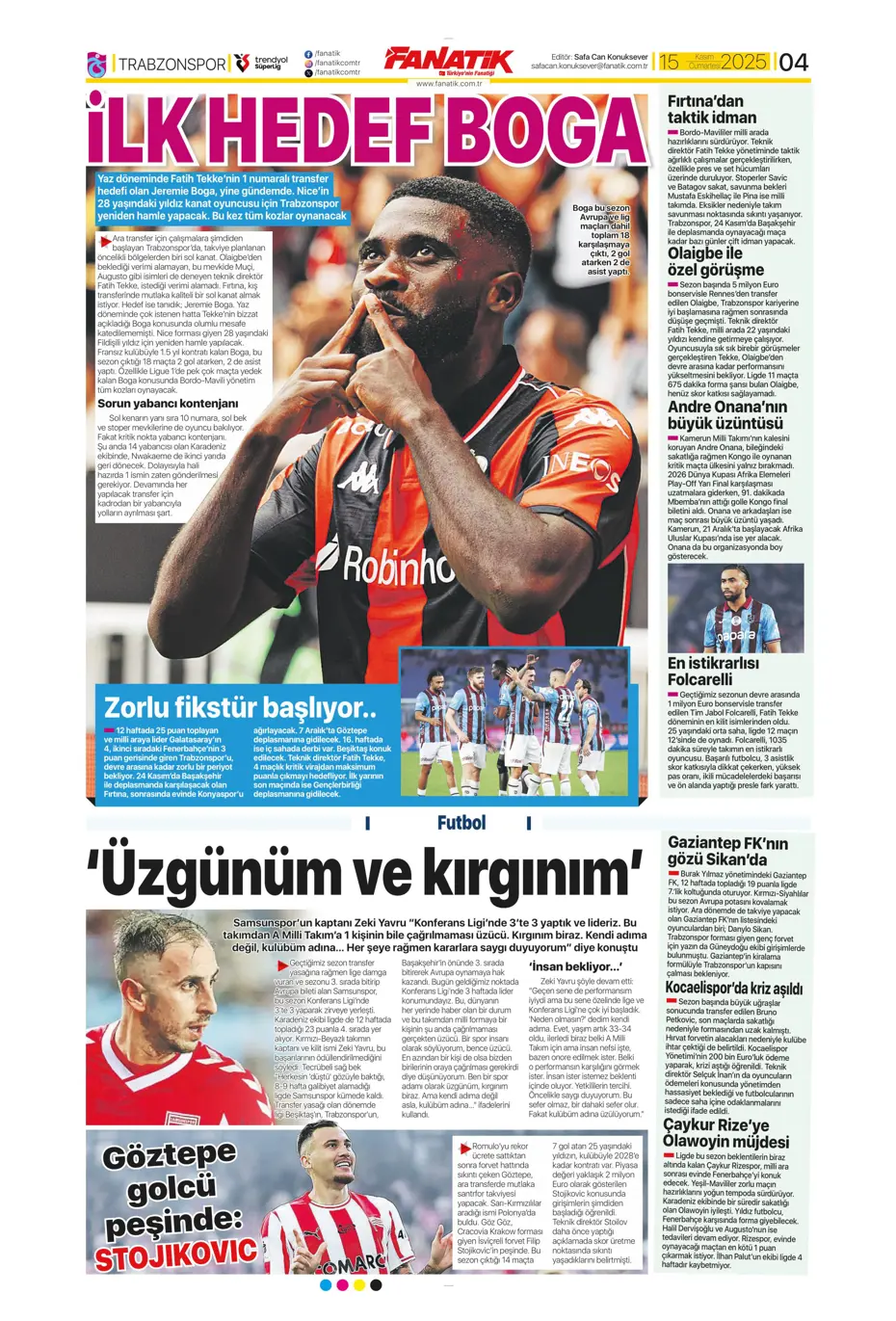 "İşte Fener'in Lewandowski için planı" | Sporun manşetleri - 35