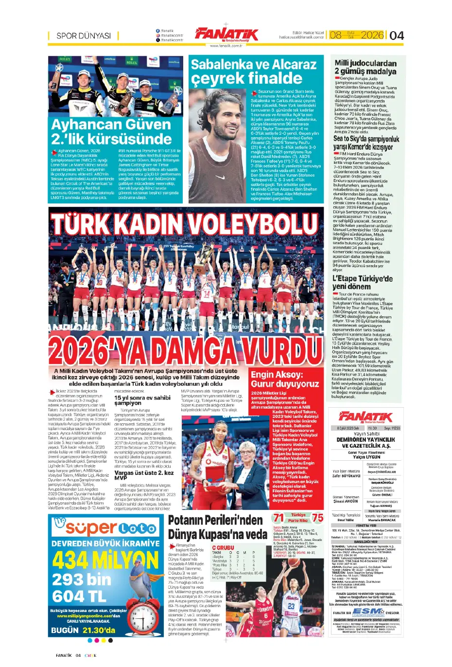 "Ertuğrul Doğan'la görüşen Vitor Pereira'dan Trabzonspor kararı" | Sporun manşetleri - 8 "Ertuğrul Doğan'la görüşen Vitor Pereira'dan Trabzonspor kararı" | Sporun manşetleri - 8