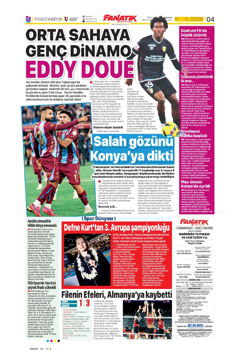 "İsmail Kartal gitti, geldi" | Sporun manşetleri - 16