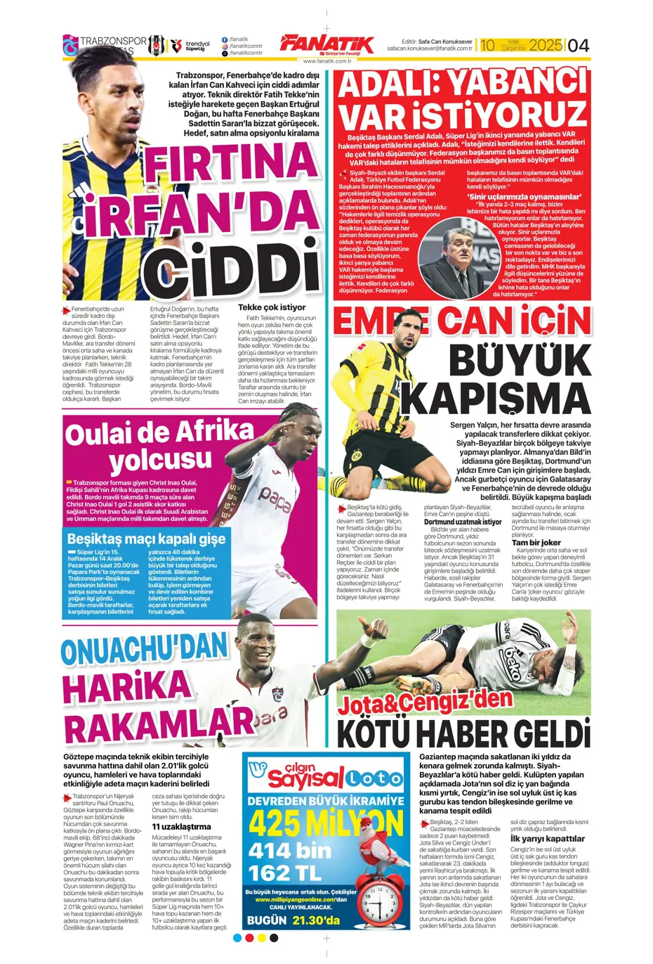 "Galatasaray 10 saniyede yıkıldı" | Sporun manşetleri - 30