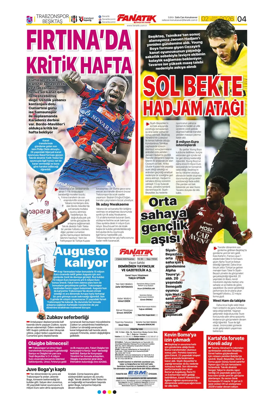 "Lookman peşinata kurban gitti" | Sporun manşetleri - 41
