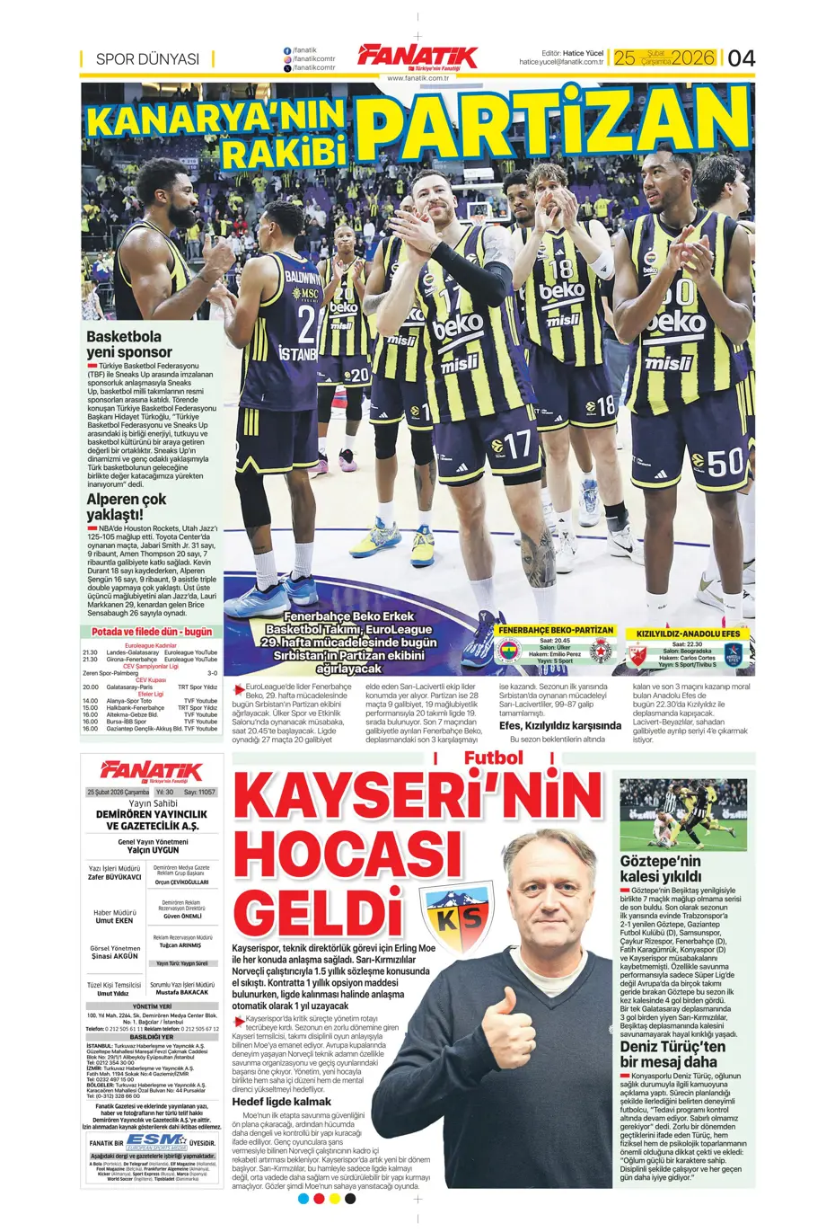 "Fenerbahçe'de Vedat Muriqi sürprizi yaşanıyor" | Sporun manşetleri - 36