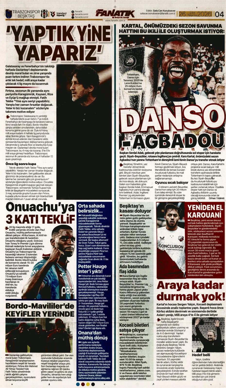 "Galatasaray kabustan zafer çıkardı" | Sporun manşetleri - 8