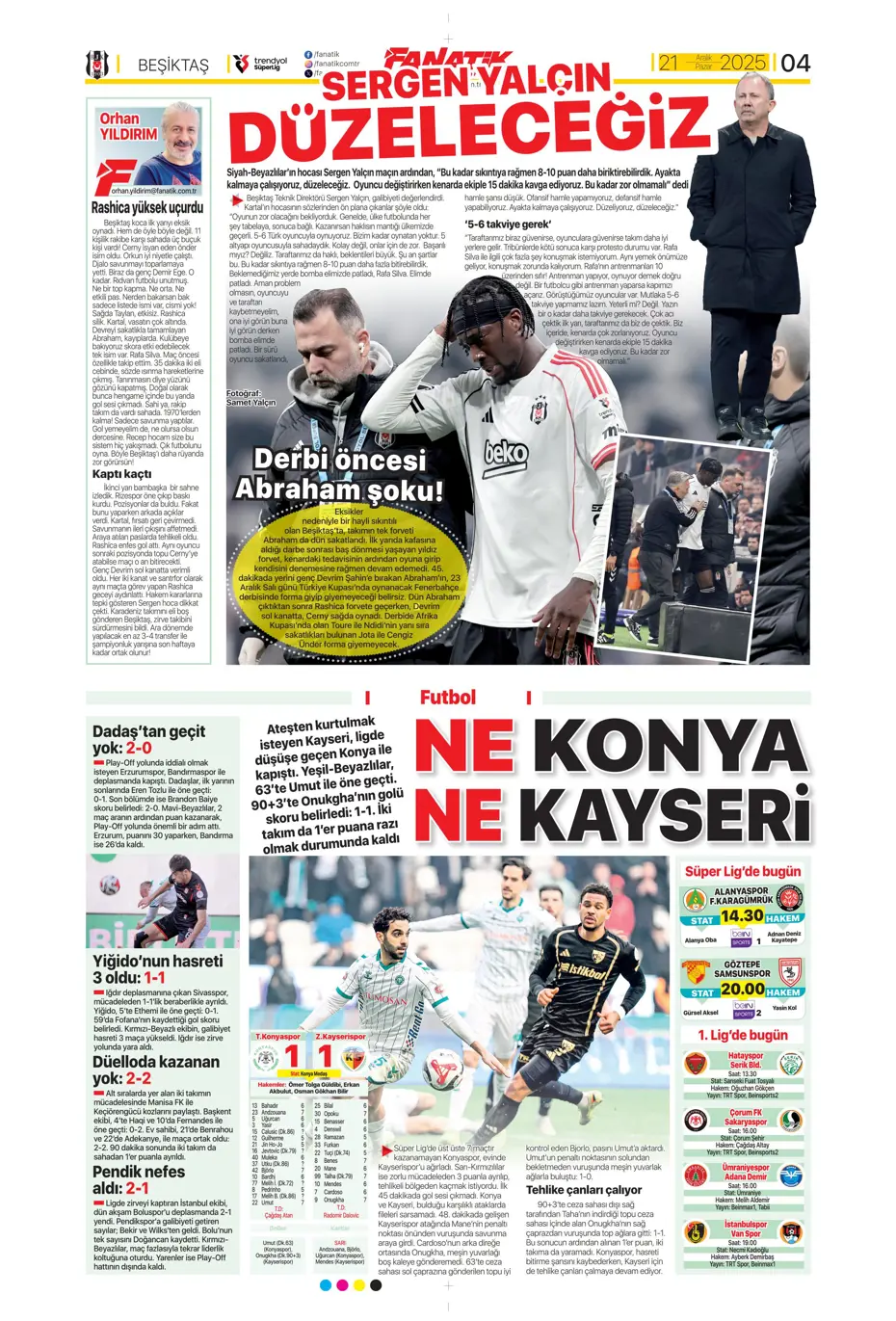 "Transferde Yusuf Sarı bombası" | Sporun manşetleri - 40