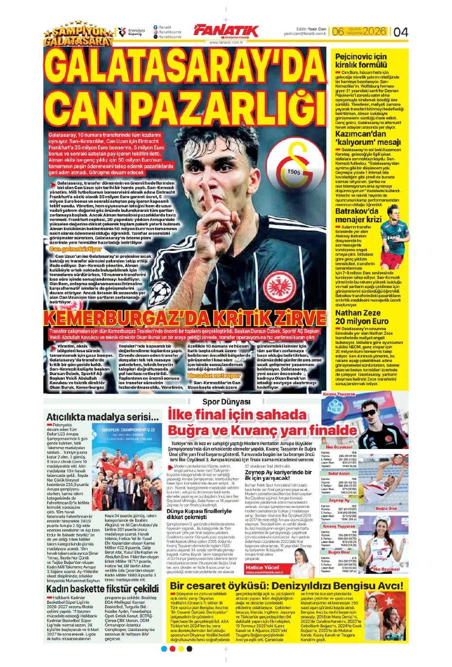 Tüm dünya Salah ve Trabzonspor'u konuşuyor | Sporun manşetleri - 3 Tüm dünya Salah ve Trabzonspor'u konuşuyor | Sporun manşetleri - 3