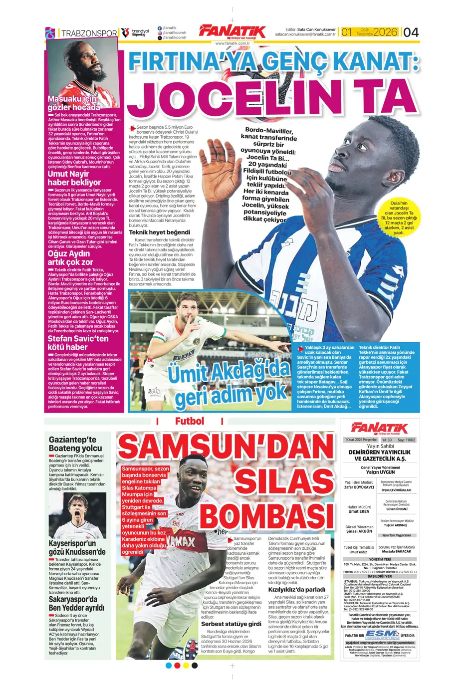 "Tedesco'dan transferde 3 isme olumlu rapor" | Sporun manşetleri - 32