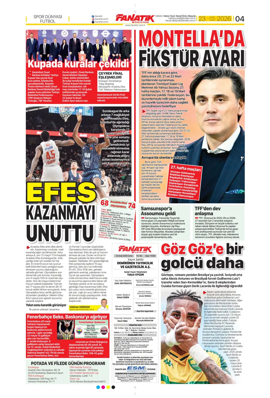 "Fenerbahçe'de En-Nesyri'nin yerine gelecek golcü belli" | Sporun manşetleri - 31 "Fenerbahçe'de En-Nesyri'nin yerine gelecek golcü belli" | Sporun manşetleri - 31
