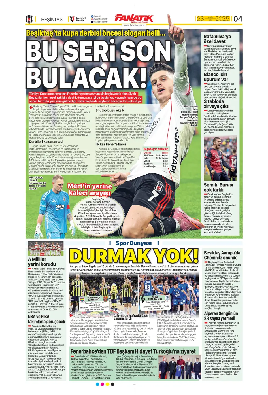 "Fenerbahçe'den Talisca'yla ilgili son karar çıktı" | Sporun manşetleri - 20 "Fenerbahçe'den Talisca'yla ilgili son karar çıktı" | Sporun manşetleri - 20