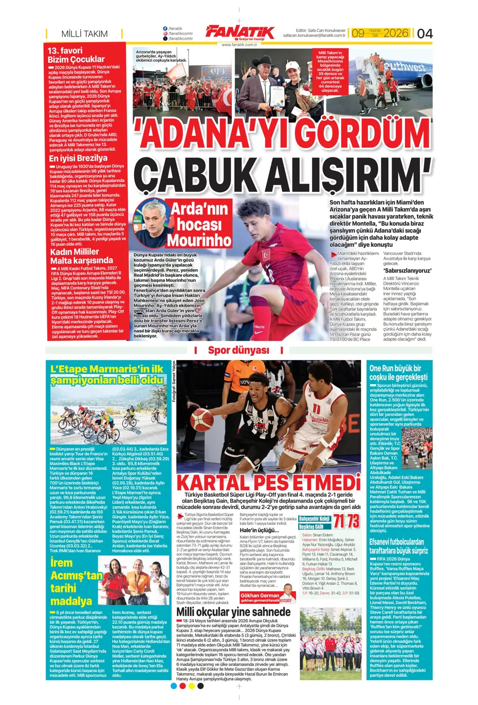 Aziz Yıldırım sonrası ilk ayrılık için İstanbul'a geliyorlar | Sporun manşetleri - 14 Aziz Yıldırım sonrası ilk ayrılık için İstanbul'a geliyorlar | Sporun manşetleri - 14