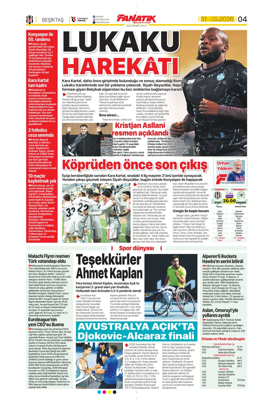 "Lookman, Fenerbahçe'de" | Sporun manşetleri - 33