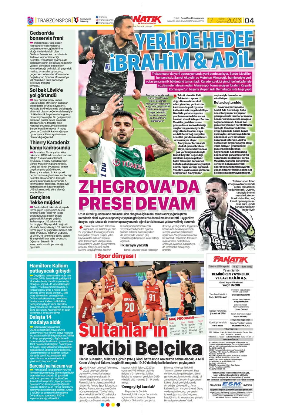 Fenerbahçe'de Oosterwolde dışında 3 ayrılık daha | Sporun manşetleri - 17