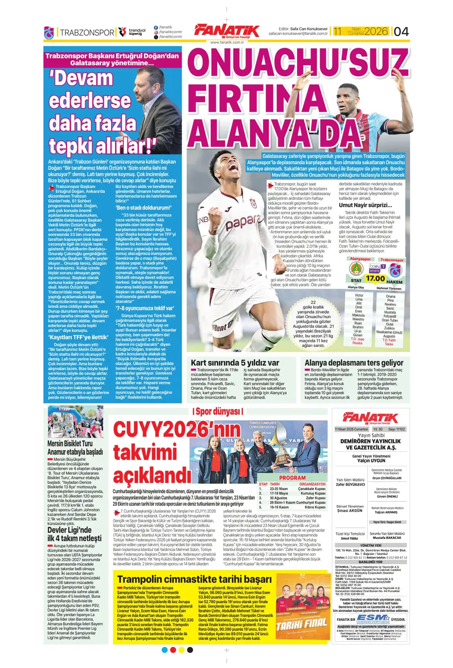 "Devler Osimhen için sırada" | Sporun manşetleri - 32