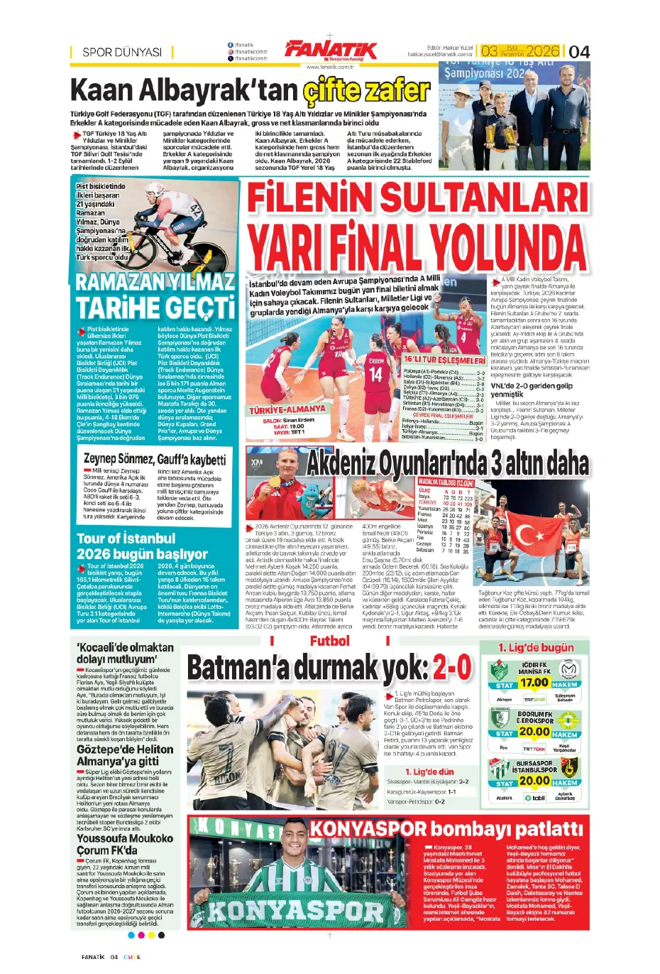 Can Uzun derken 2 isim daha! Fenerbahçe'den son gün bombaları | Sporun manşetleri - 7 Can Uzun derken 2 isim daha! Fenerbahçe'den son gün bombaları | Sporun manşetleri - 7