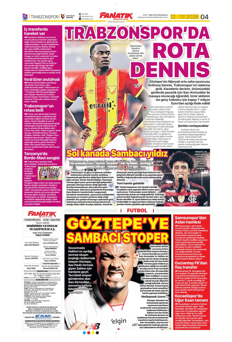 Salah'tan Fenerbahçe'ye yanıt geldi | Sporun manşetleri - 20