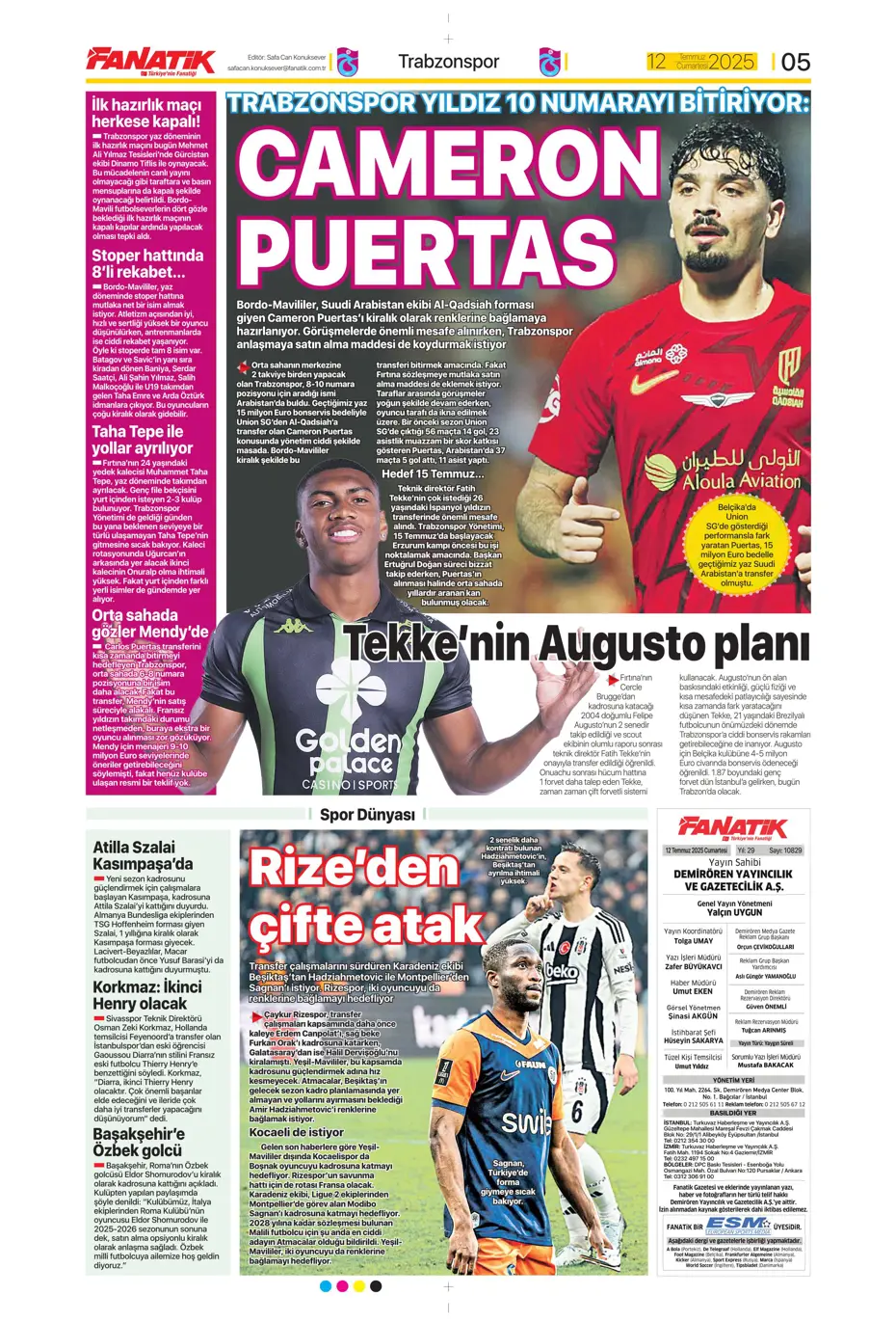 "Asensio ve Skriniar birlikte geliyor" | Sporun manşetleri - 26