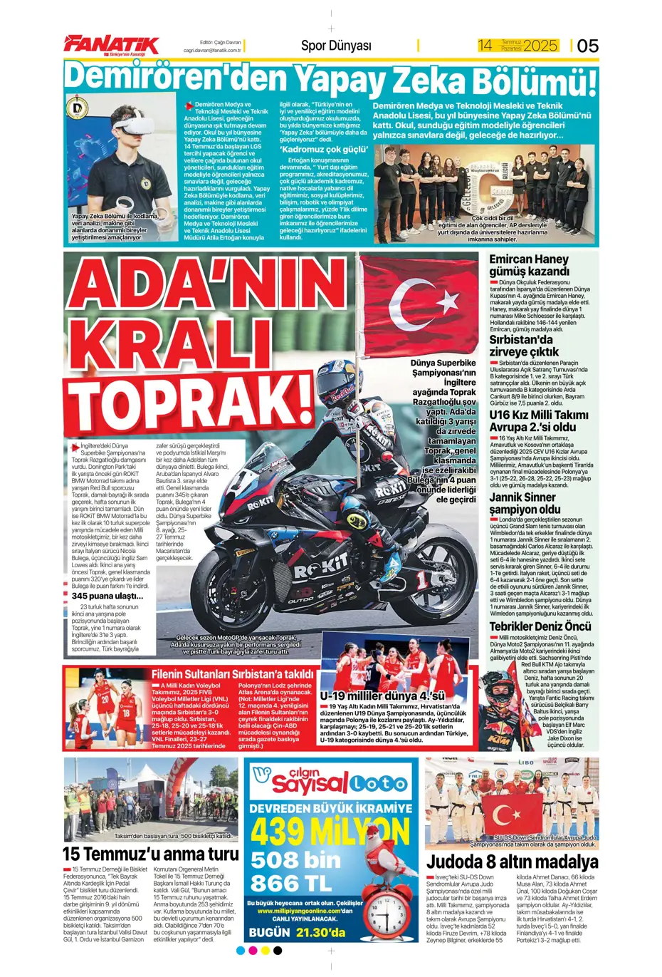 "Marco Asensio Fenerbahçe'de" | Sporun manşetleri - 26