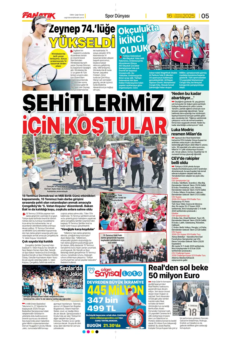 "Sofyan Amrabat'tan şok eden tavır" | Sporun manşetleri - 26