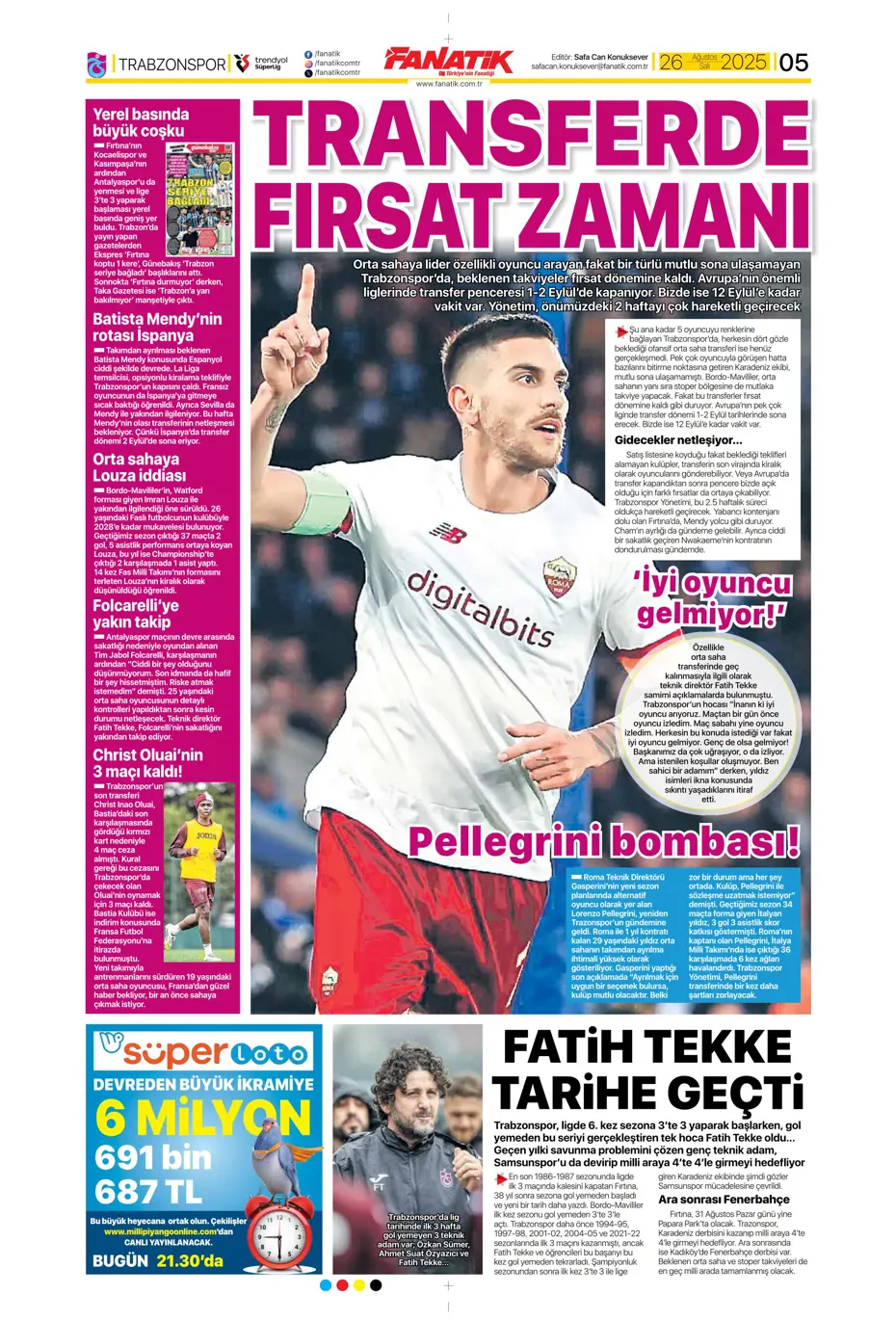 "Fenerbahçe, Zinchenko'yu bitiriyor" | Sporun manşetleri - 30