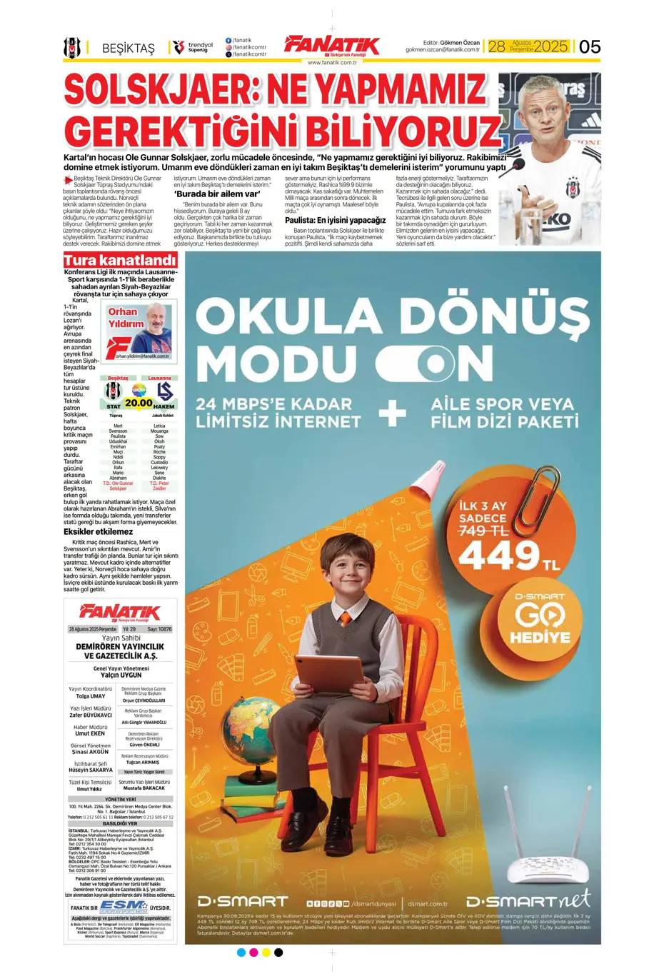 "Kerem Fenerbahçe'yi de Mourinho'yu da bitirdi" | Sporun manşetleri - 29