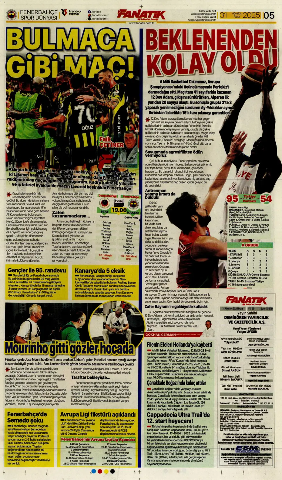 "Roger Schmidt'ten Fenerbahçe kararı" | Sporun manşetleri - 33