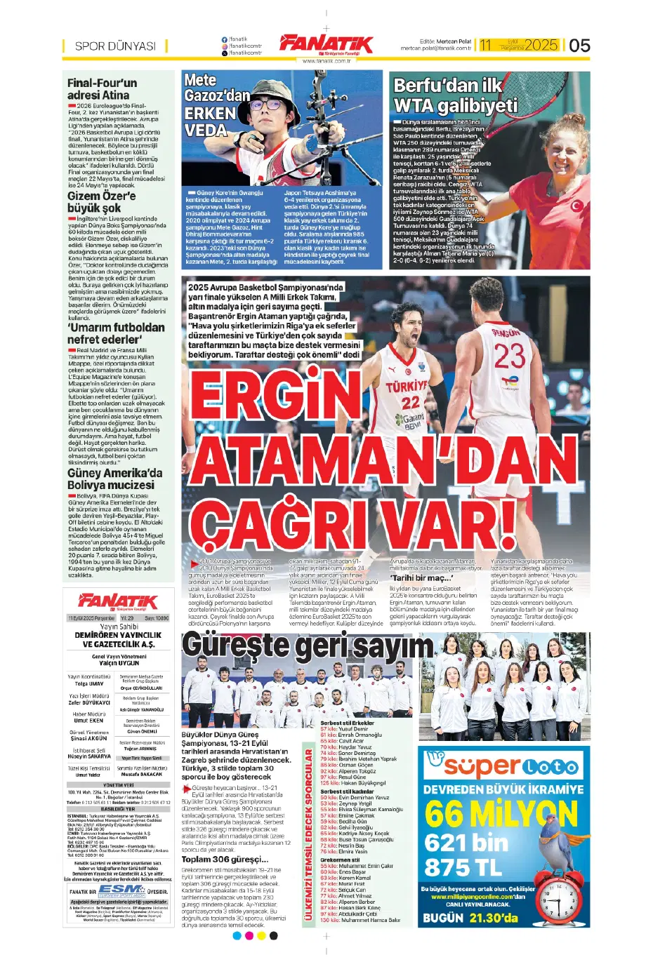 "Laporte ile mutlu son" | Sporun manşetleri - 22