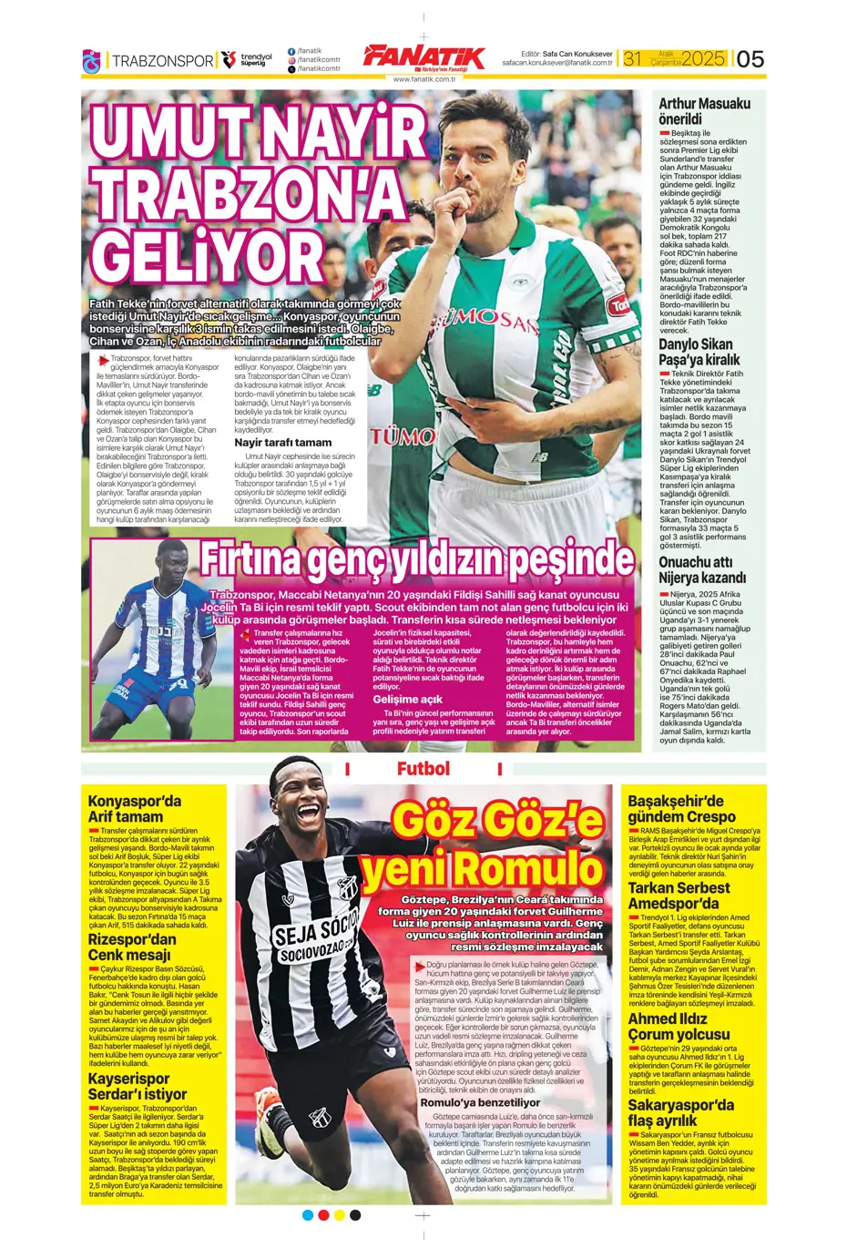 "Rafa Silva'nın yerine bomba isim geliyor" | Sporun manşetleri - 24