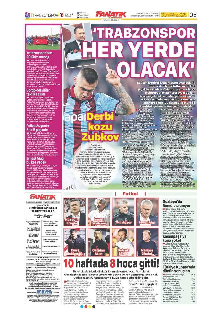 "Talisca teklife "Evet" dedi" | Sporun manşetleri - 27