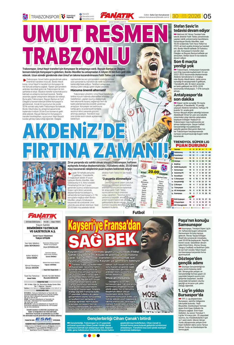 "Galatasaray'ın Gueye transferi tamam" | Sporun manşetleri - 35