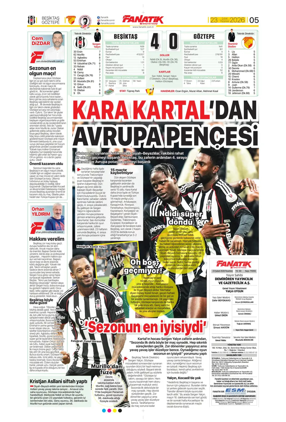 "Fenerbahçe'ye Galatasaray dopingi: Whatsapp grubunda bayram havası" | Sporun manşetleri - 33 "Fenerbahçe'ye Galatasaray dopingi: Whatsapp grubunda bayram havası" | Sporun manşetleri - 33