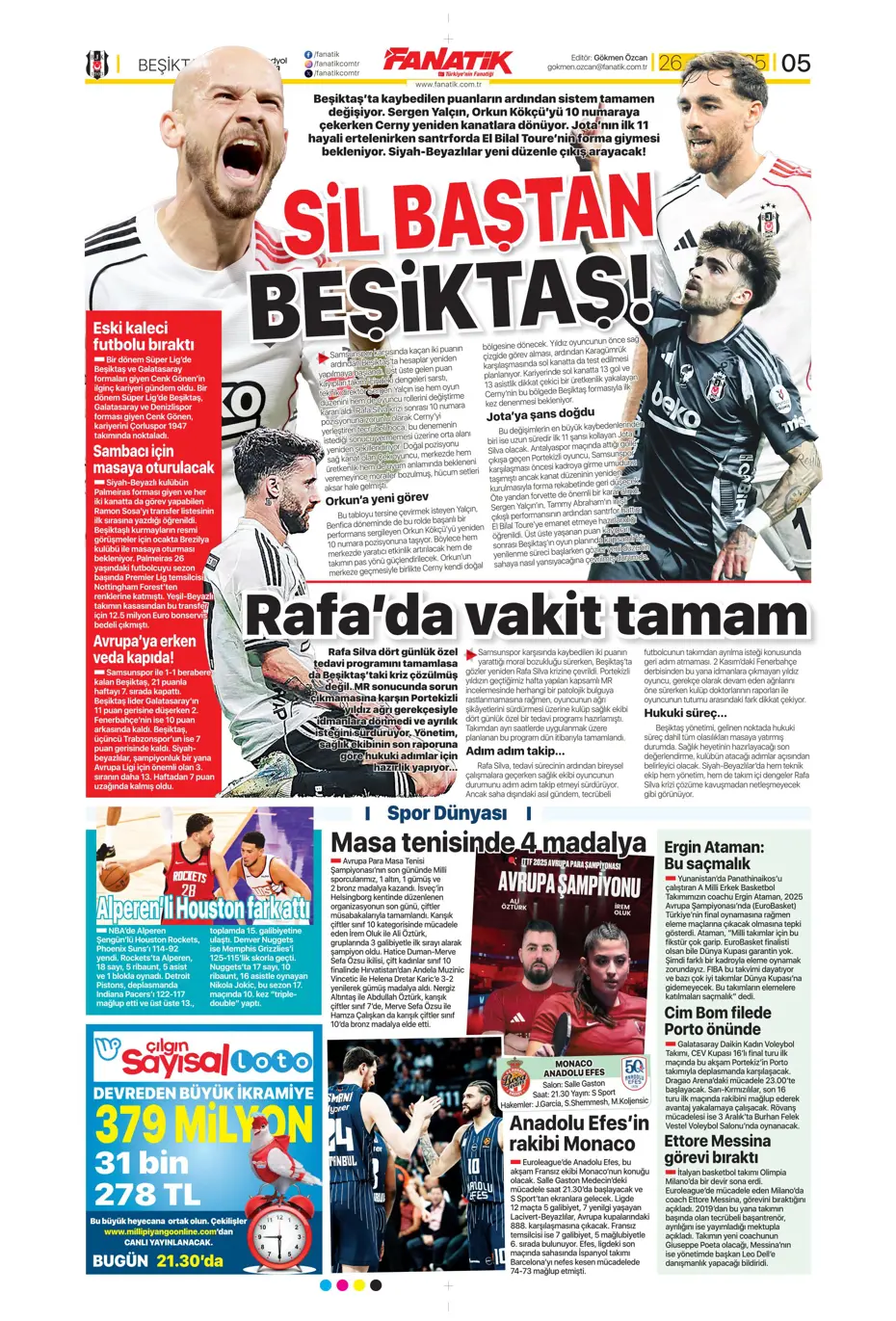 "Galatasaray Şampiyonlar Ligi'nde sakata geldi" | Sporun manşetleri - 29