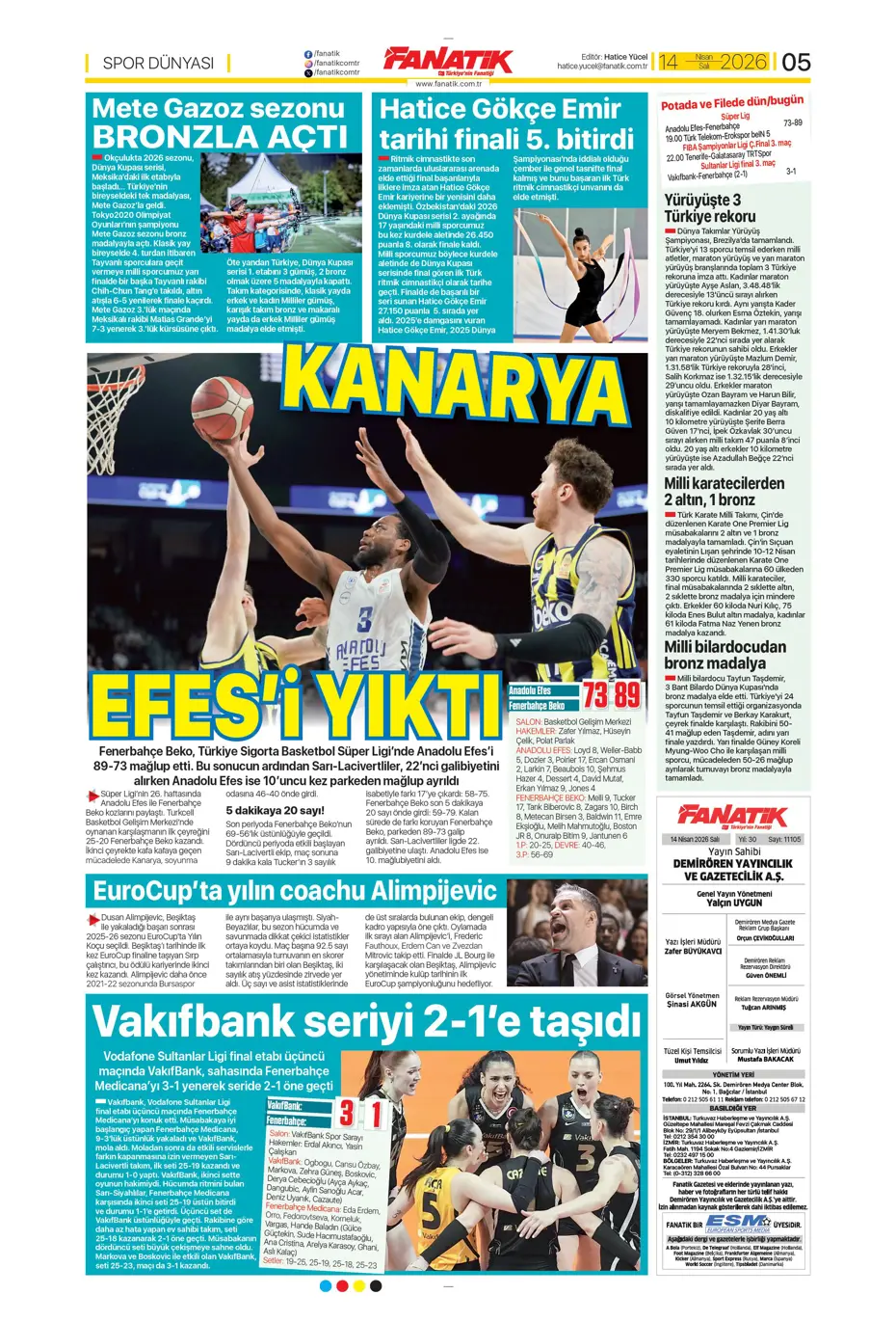 Tedesco takımdan ayrılmasına izin verdi, Fenerbahçe'ye veda ediyor | Sporun manşetleri - 34
